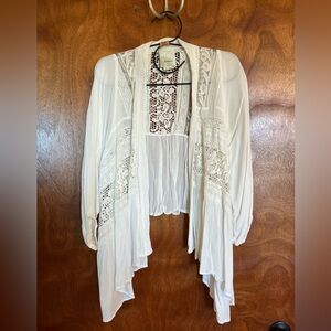Boho open-front cardigan